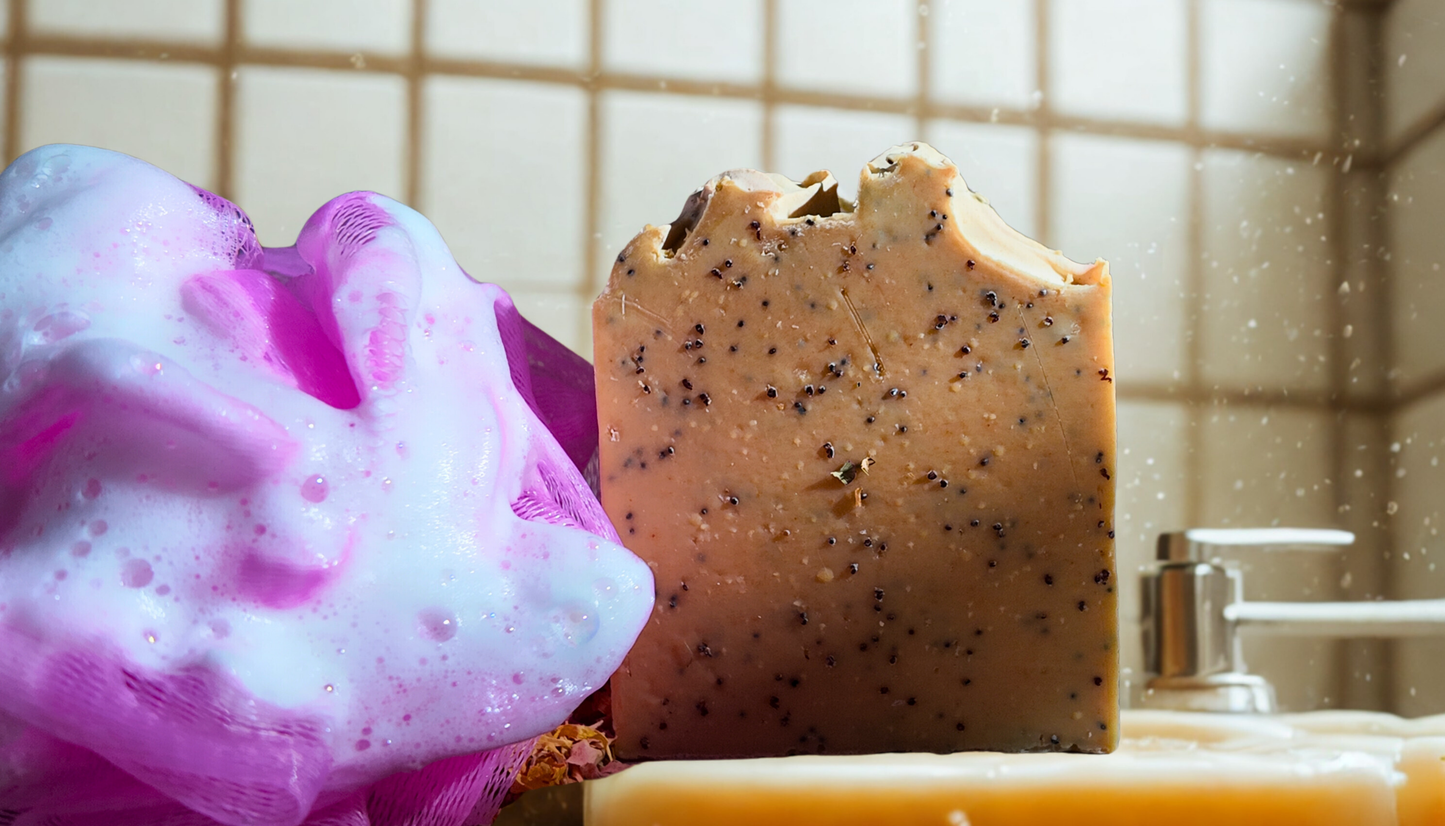 Turmeric Lemon Poppy seed Bar