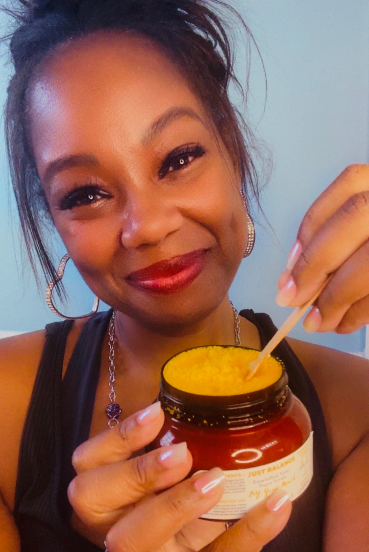 Emulsified Sugar Scrub for Yoni Care
