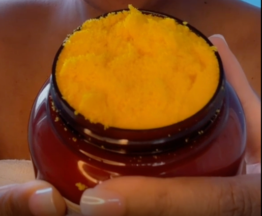 turmeric body scrub