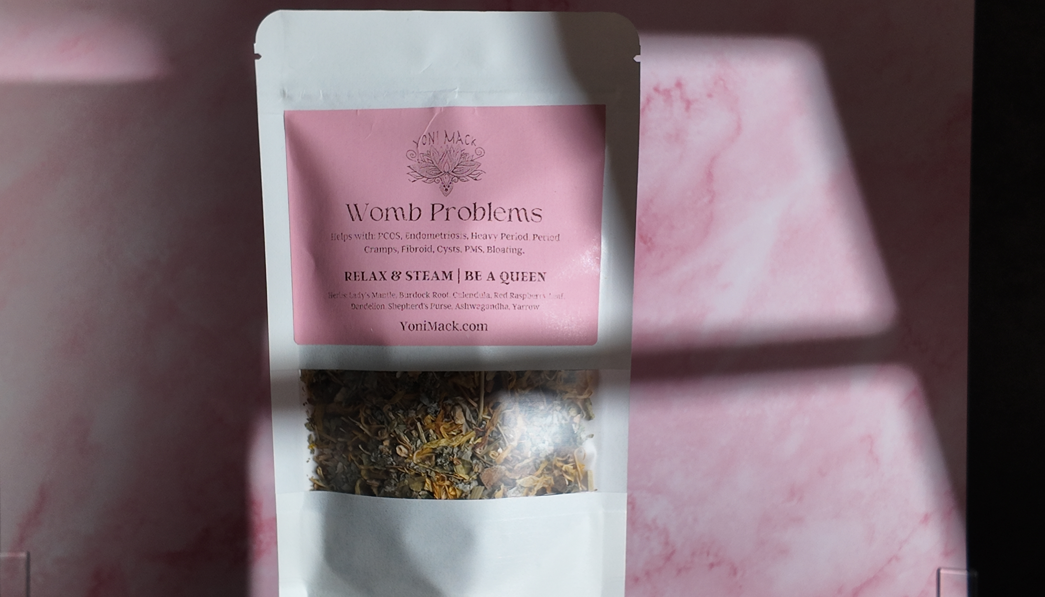 Womb Support Healing Herbs - Natural Uterine Care and Recovery Blend