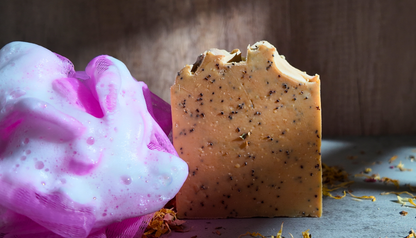 Turmeric Lemon Poppy seed Bar